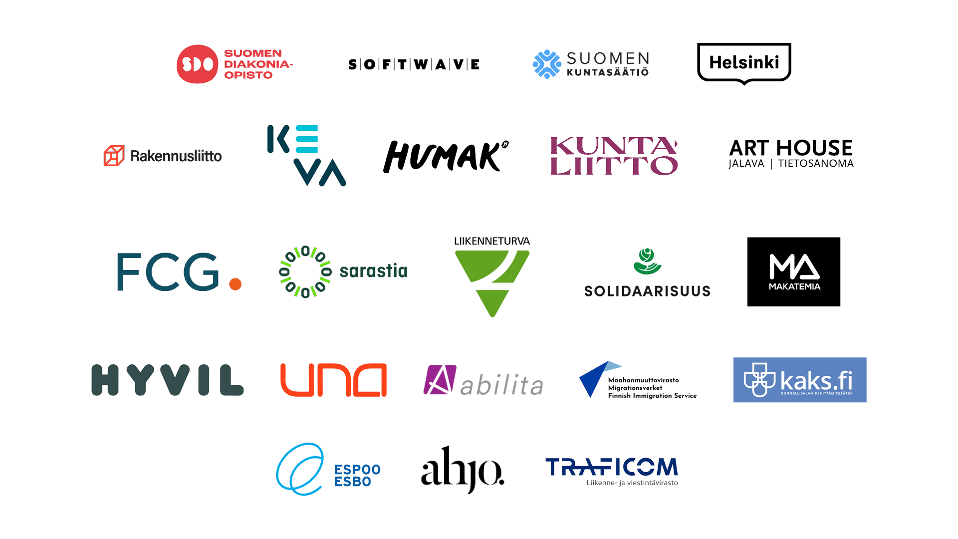 Studio Linjojen asiakkaita